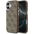 Etui Guess 4G Classic Logo MagSafe na iPhone 17 - brązowe