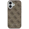 Etui Guess 4G Classic Logo MagSafe na iPhone 17 - brązowe