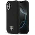 Etui Guess Silicone Triangle Logo MagSafe do iPhone 17 - czarne