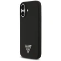 Etui Guess Silicone Triangle Logo MagSafe do iPhone 17 - czarne