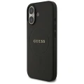Etui Guess Grained Ring MagSafe do iPhone 17 - czarne