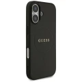 Etui Guess Grained Ring MagSafe do iPhone 17 - czarne
