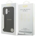 Etui Guess Grained Ring MagSafe do iPhone 17 - czarne