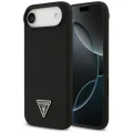 Etui Guess Silicone Triangle Logo MagSafe do iPhone 17 Air - czarne