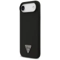 Etui Guess Silicone Triangle Logo MagSafe do iPhone 17 Air - czarne