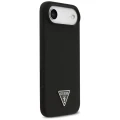 Etui Guess Silicone Triangle Logo MagSafe do iPhone 17 Air - czarne
