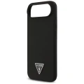 Etui Guess Silicone Triangle Logo MagSafe do iPhone 17 Air - czarne