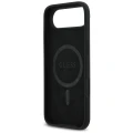 Etui Guess Silicone Triangle Logo MagSafe do iPhone 17 Air - czarne