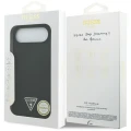 Etui Guess Silicone Triangle Logo MagSafe do iPhone 17 Air - czarne