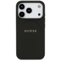 Etui Guess Grained Ring MagSafe do iPhone 17 Pro - czarne