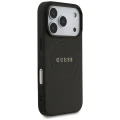 Etui Guess Grained Ring MagSafe do iPhone 17 Pro - czarne