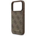 Etui Guess 4G Classic na iPhone 17 Pro - brązowe