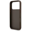 Etui Guess 4G Classic na iPhone 17 Pro - brązowe