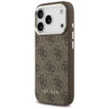Etui Guess 4G Classic Logo MagSafe na iPhone 17 Pro - brązowe