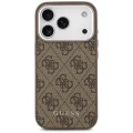 Etui Guess 4G Classic Logo MagSafe na iPhone 17 Pro - brązowe