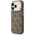 Etui Guess 4G PU Classic Logo MagSafe na iPhone 17 Pro - brązowe