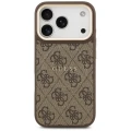 Etui Guess 4G PU Classic Logo MagSafe na iPhone 17 Pro - brązowe