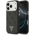 Etui Guess 4G Triangle Logo MagSafe na iPhone 17 Pro - czarne