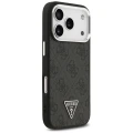 Etui Guess 4G Triangle Logo MagSafe na iPhone 17 Pro - czarne