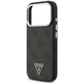 Etui Guess 4G Triangle Logo MagSafe na iPhone 17 Pro - czarne