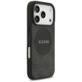 Etui Guess 4G Circle Classic Logo MagSafe na iPhone 17 Pro - czarne