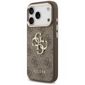 Etui Guess 4G Big 4G Classic Logo na iPhone 17 Pro - brązowo-złote