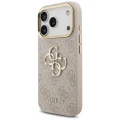 Etui Guess 4G Big 4G Classic Logo na iPhone 17 Pro - różowo-złote