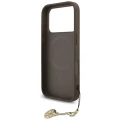 Etui Guess 4G Charms Collection MagSafe na iPhone 17 Pro - brązowe