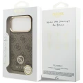 Etui Guess 4G Strass Logo MagSafe na iPhone 17 Pro - brązowe