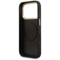 Etui Guess 4G Strass Logo MagSafe na iPhone 17 Pro - czarne