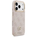 Etui Guess 4G Strass Logo MagSafe na iPhone 17 Pro - różowe