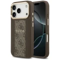 Etui Guess 4G Stripe MagSafe na iPhone 17 Pro - brązowe