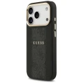 Etui Guess 4G Stripe MagSafe na iPhone 17 Pro - czarne