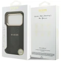 Etui Guess 4G Stripe MagSafe na iPhone 17 Pro - czarne