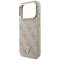 Etui Guess 4G Triangle Logo MagSafe na iPhone 17 Pro - różowo-złote