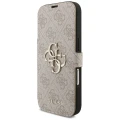 Etui Guess Book 4G Metal Logo na iPhone 17 Pro - różowe
