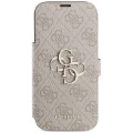 Etui Guess Book 4G Metal Logo na iPhone 17 Pro - różowe