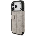 Etui Guess Book 4G Metal Logo na iPhone 17 Pro - różowe