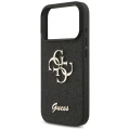 Etui Guess Fixed Glitter Big 4G na iPhone 17 Pro - czarne