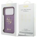 Etui Guess Fixed Glitter Big 4G na iPhone 17 Pro - fioletowe