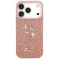 Etui Guess Fixed Glitter Big 4G na iPhone 17 Pro - różowe