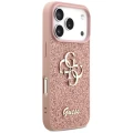 Etui Guess Fixed Glitter Big 4G na iPhone 17 Pro - różowe