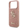 Etui Guess Fixed Glitter Big 4G na iPhone 17 Pro - różowe