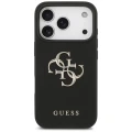 Etui Guess Grained Big 4G & Classic Logo na iPhone 17 Pro - czarne