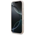 Etui Guess Grained Strass Logo MagSafe na iPhone 17 Pro - różowe