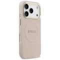 Etui Guess Peony Hot Stamp MagSafe na iPhone 17 Pro - różowe