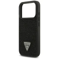 Etui Guess Rhinestone Triangle Logo na iPhone 17 Pro - czarne