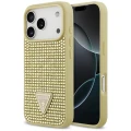 Etui Guess Rhinestone Triangle Logo na iPhone 17 Pro - złote