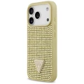 Etui Guess Rhinestone Triangle Logo na iPhone 17 Pro - złote