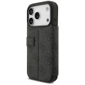 Etui Guess Book 4G Metal Logo na iPhone 17 Pro - czarne
